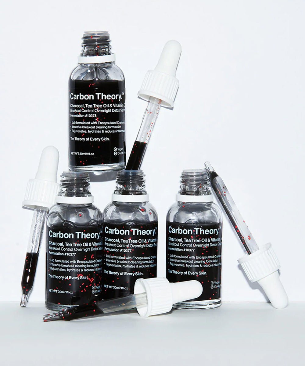 Carbon Theory - Hydrating Breakout Control Overnight Detox Serum with Antioxidant-Rich Cranberry Extracts