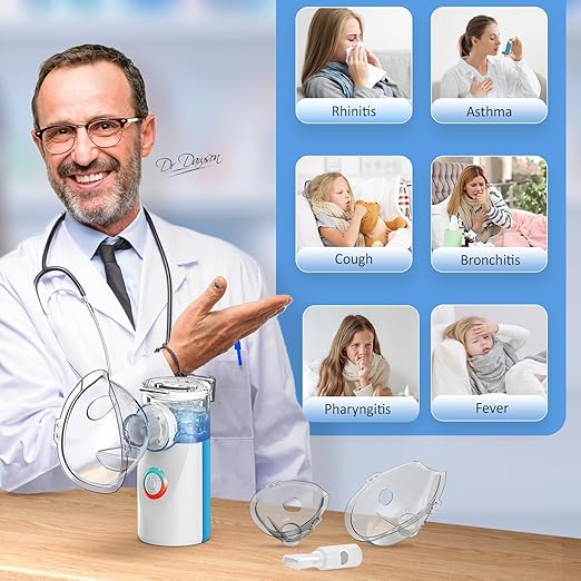 Portable Nebulizer for Smog, Flu, and Sinus Relief