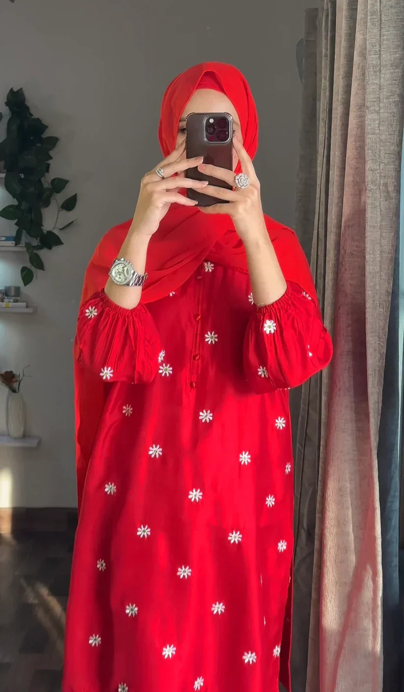 Lalli Embroidered 2pcs By Ushna Collection