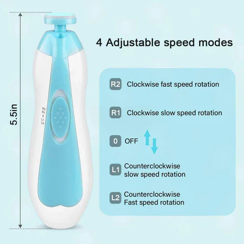 6 in 1 Electric Baby Nail Trimmer