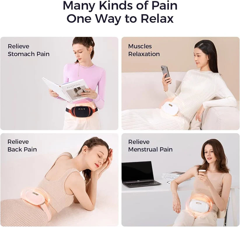 Electric Heating Belt for Menstrual Cramps & Lower Back Pain Relief