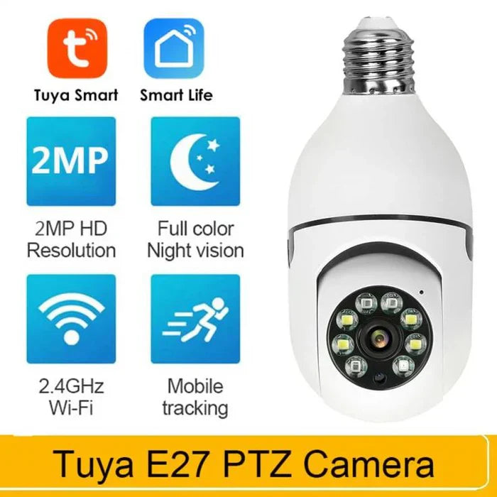 CCTV HD Bulb Camera (30-Days Replacement Guaranty)