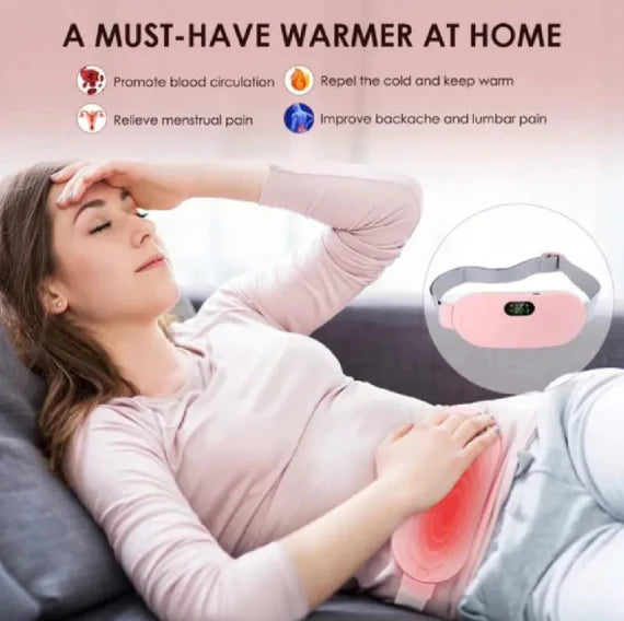 Electric Heating Belt for Menstrual Cramps & Lower Back Pain Relief