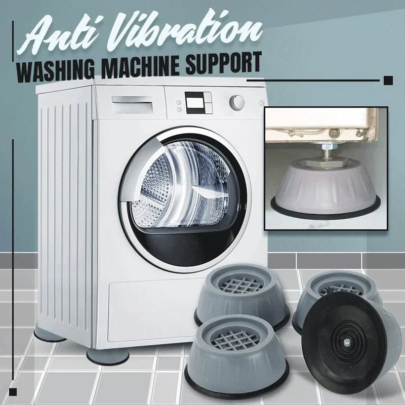 Pack of 4 Anti Vibration Washing Machine Feet Pads (7-Days Money Back Guaranty)