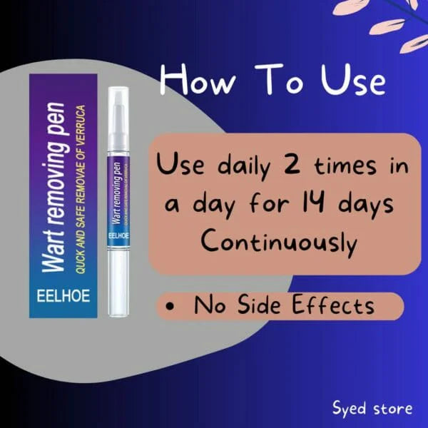 Wipe Off Tags and Mole Remover Pen