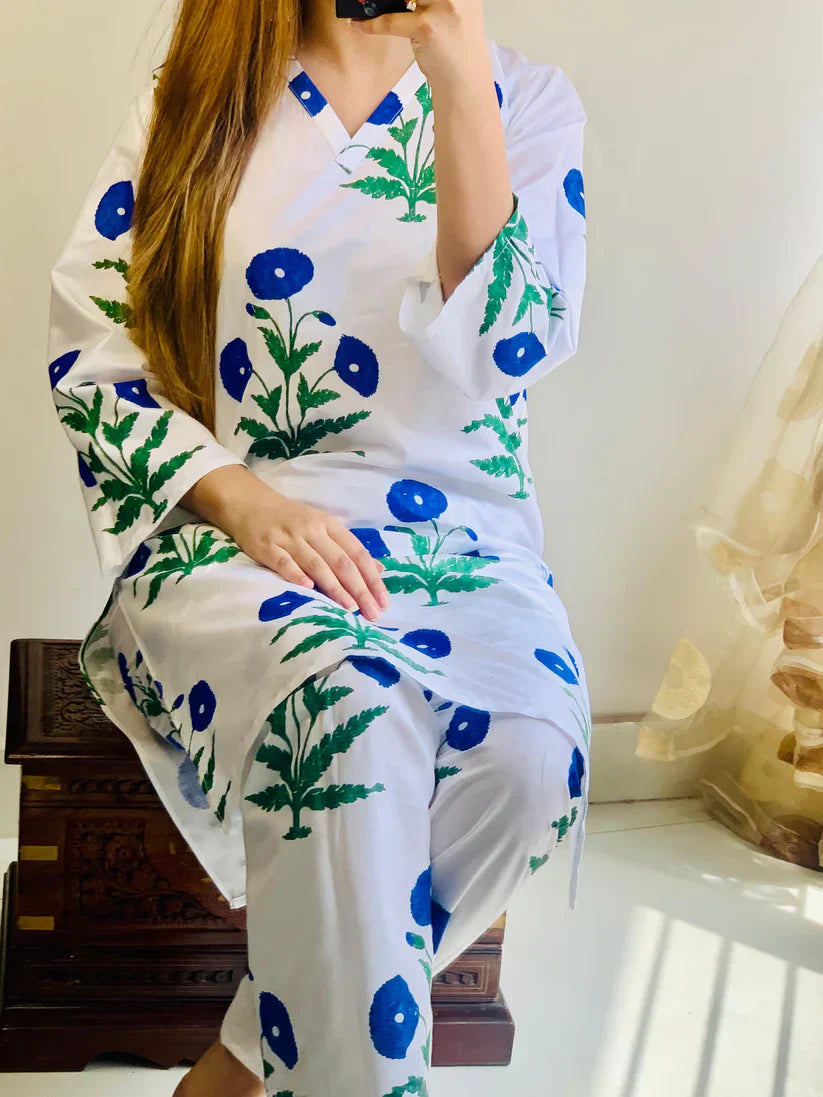 Saphire 2Pcs Stitched Suit