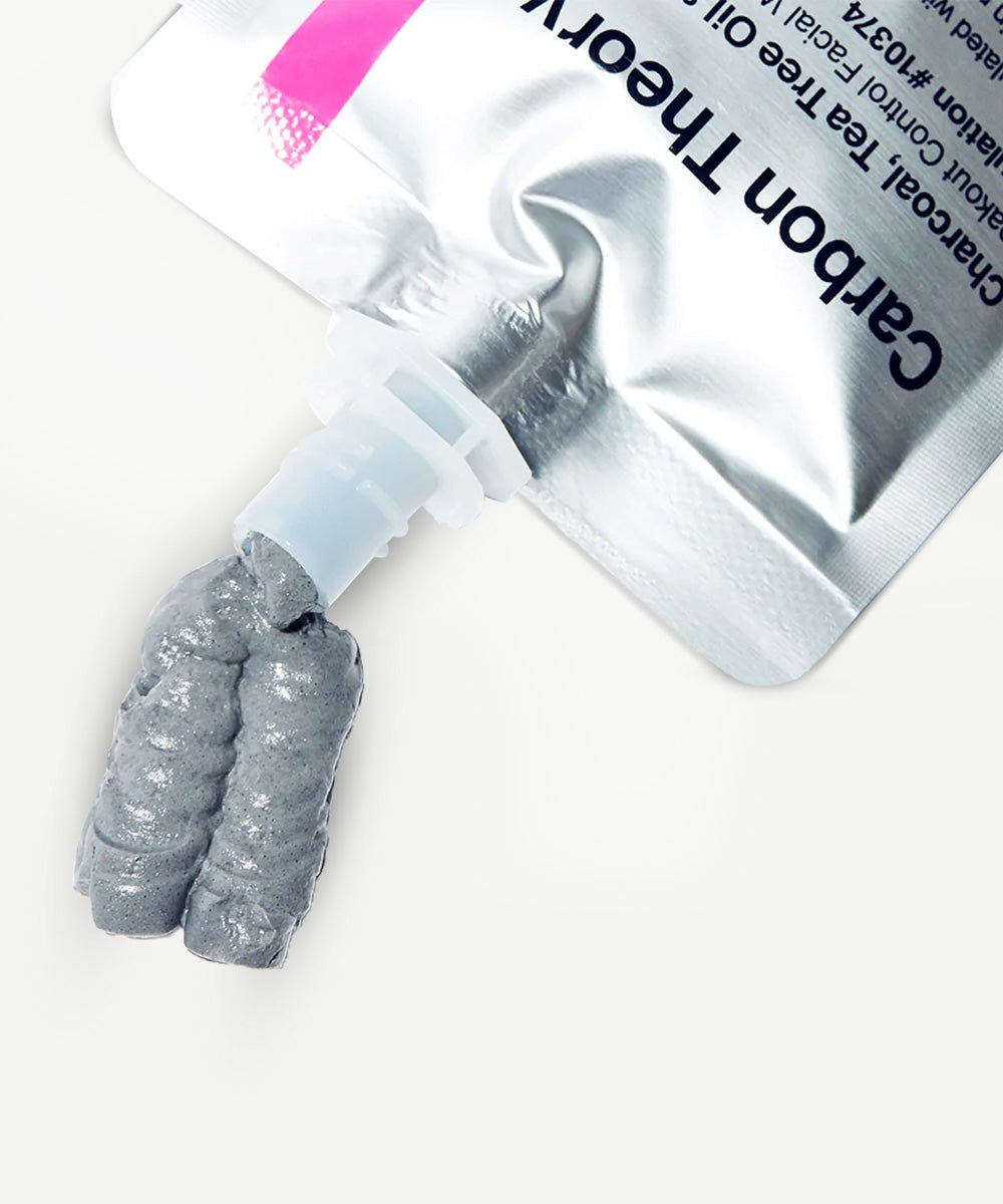 Carbon Theory - Breakout Control Facial Wet Mask with Charcoal, Tea Tree Oil & Shea Butter