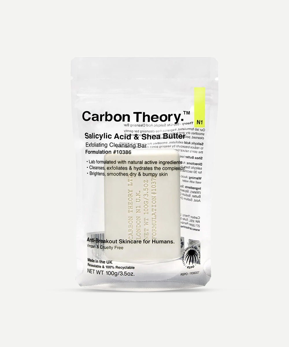 Carbon Theory - Exfoliating Cleansing Bar with Salicylic Acid & Shea Butter