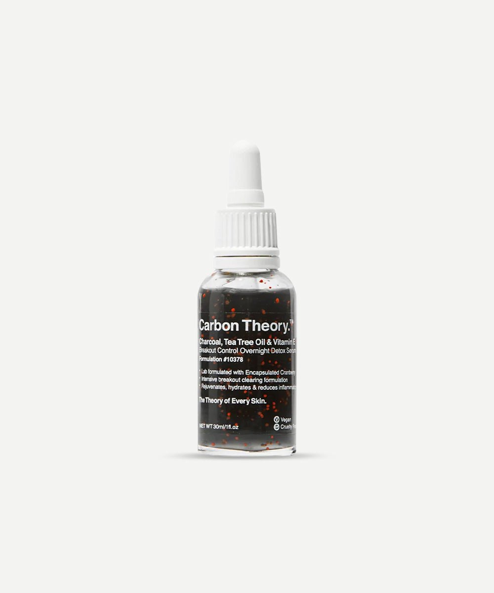 Carbon Theory - Hydrating Breakout Control Overnight Detox Serum with Antioxidant-Rich Cranberry Extracts