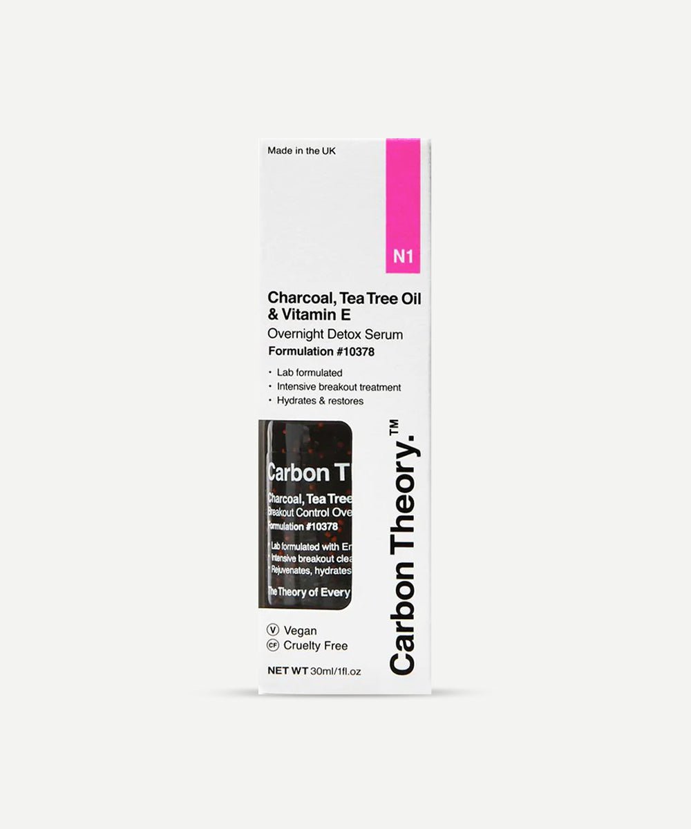 Carbon Theory - Hydrating Breakout Control Overnight Detox Serum with Antioxidant-Rich Cranberry Extracts