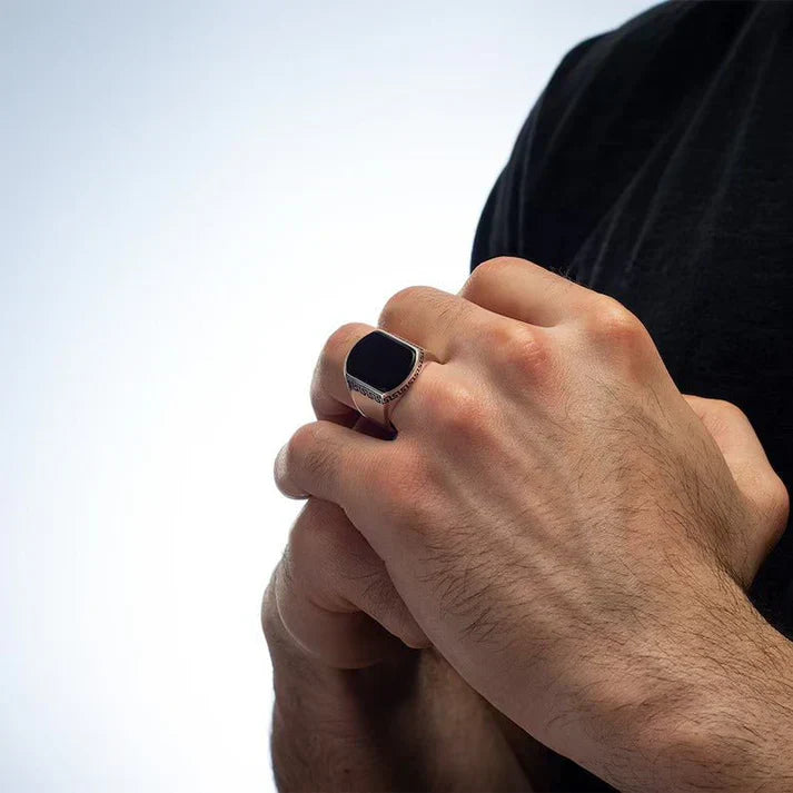 BLACK onyx Ring