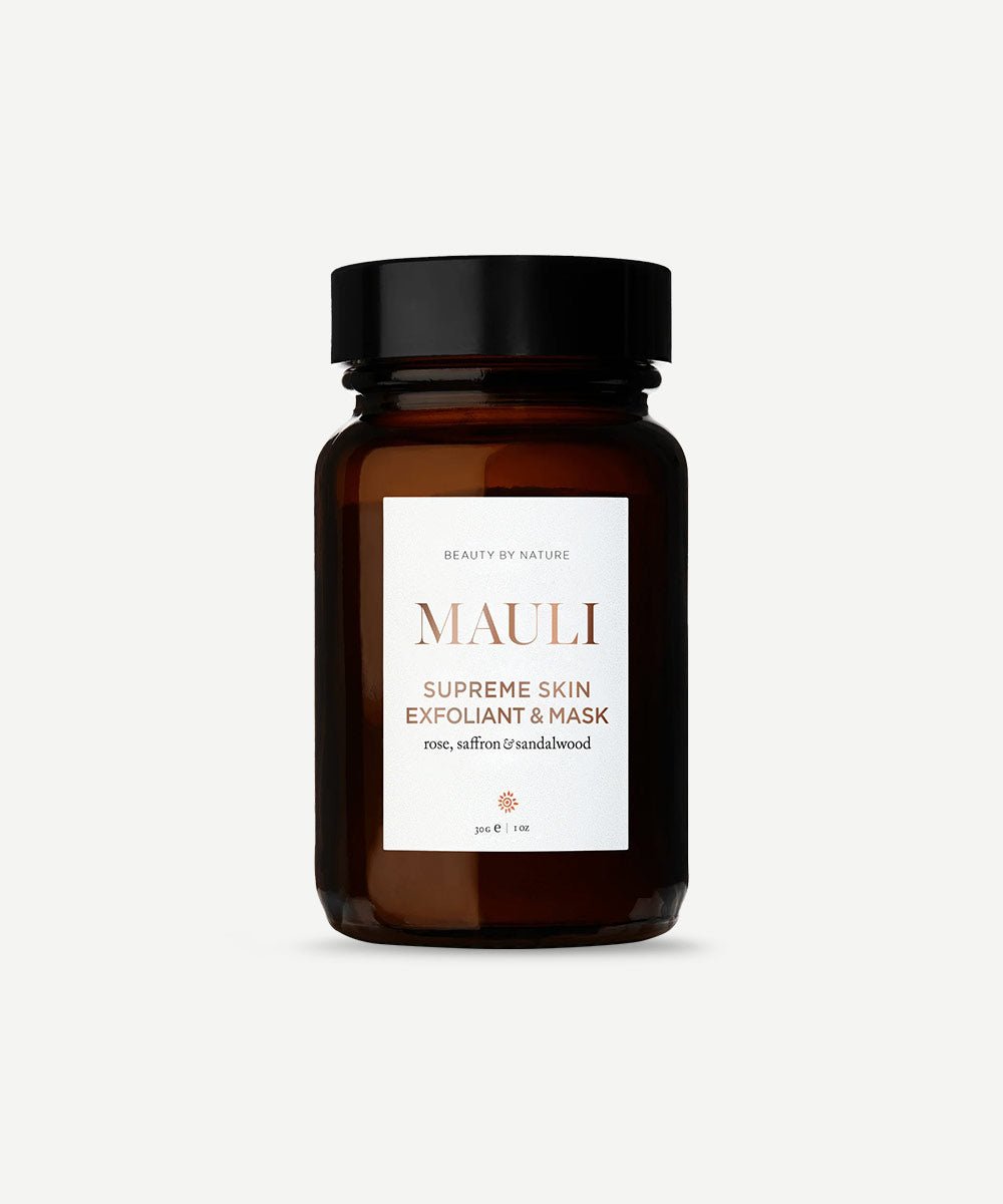 Mauli - Supreme Skin Exfoliant & Mask with Turmeric, Kashmiri Saffron, & Mysore Sandalwood for Radiant Skin